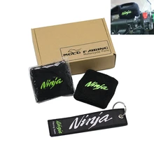 Verde/Preto Motocicleta Meias Tampa Do Copo de Óleo Do Tanque Reservatório De Fluido de Freio Da Embreagem Para A Kawasaki NINJA 250R ZZR600 ZX6R ZX636R ZX9R