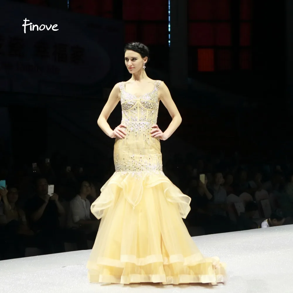 

Finove Haute Couture High-end Customized Occasion Dresses For Formal Party Gown Woman/Girl Dresses Free Shipping