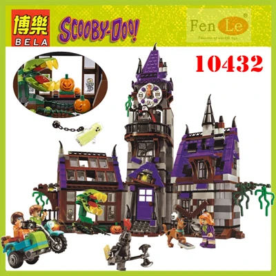 10432 10431 scooby doo Mystery Mansion строительные блоки scoobydoo shaggy Velma vampire 3D детские игрушки подарки совместимы с bela - Цвет: 10432