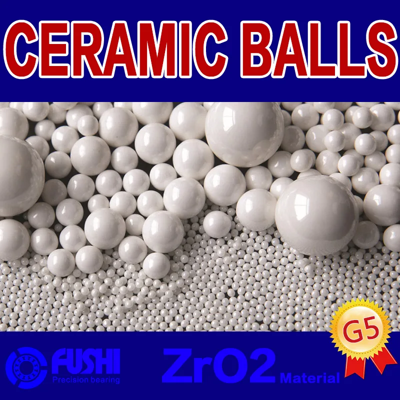 ZrO2 Керамика шары Inch 31/64 ''1/2'' 17/32 ''9/16'' 19/32 ''5/8''(1 предмет) диоксида циркония G5 точность мяч