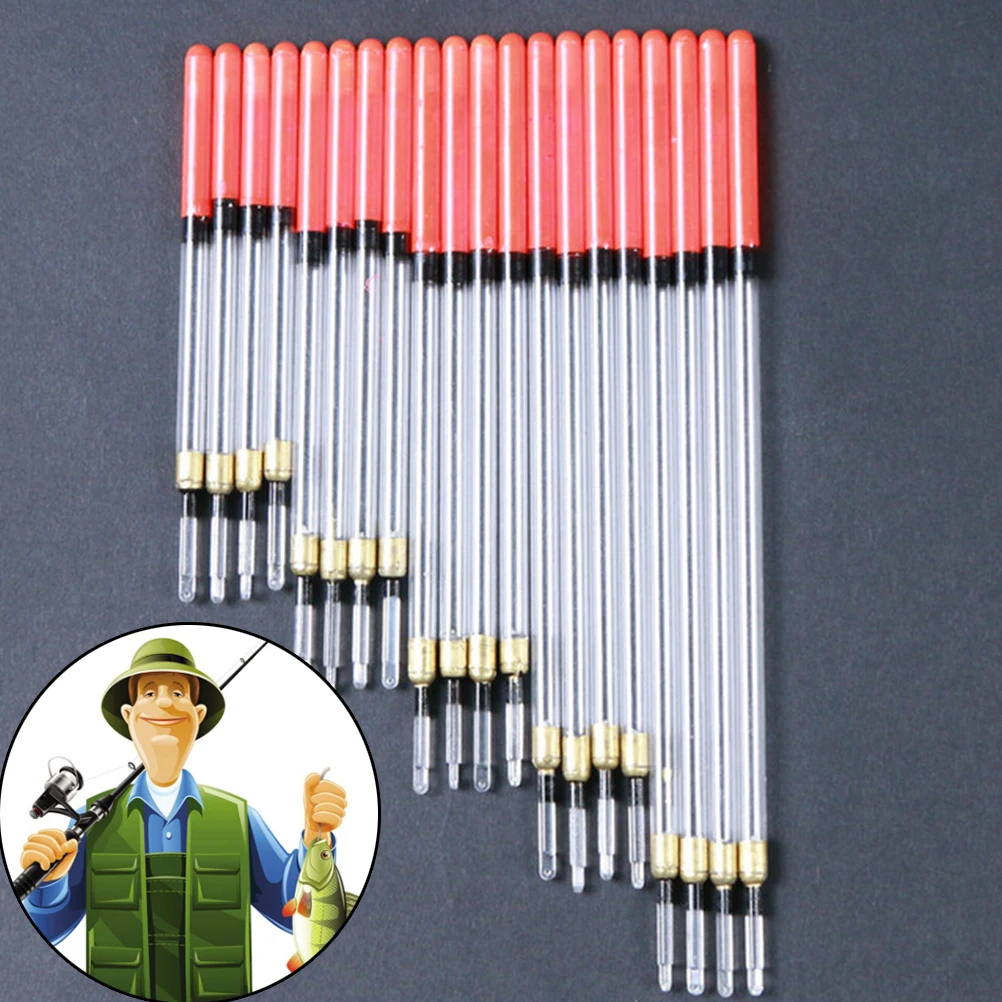 New Clear Crystal Fishing Floats Plastic Fishing Floats Floating Stem