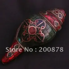 TBC879 тибетские латунные улитки ручной работы, 140 мм, музыкальный инструмент, буддийские ремесла, Dorje амулет