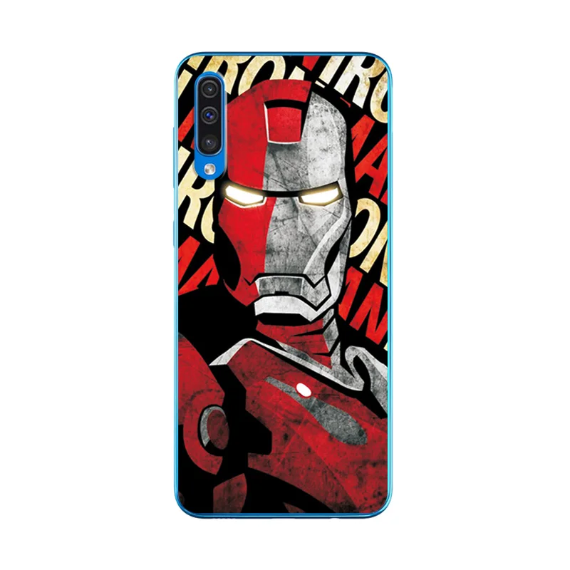 Bumper For Samsung Galaxy A50 Novelty Captain America TPU Painted Phone Case Cover For Samsung A50 Case A 50 A505 SM-A505F 6.5\ Bumper For Samsung Galaxy A50 Novelty Captain America TPU Painted Phone Case Cover For Samsung A50 Case A 50 A505 SM-A505F 6.5\