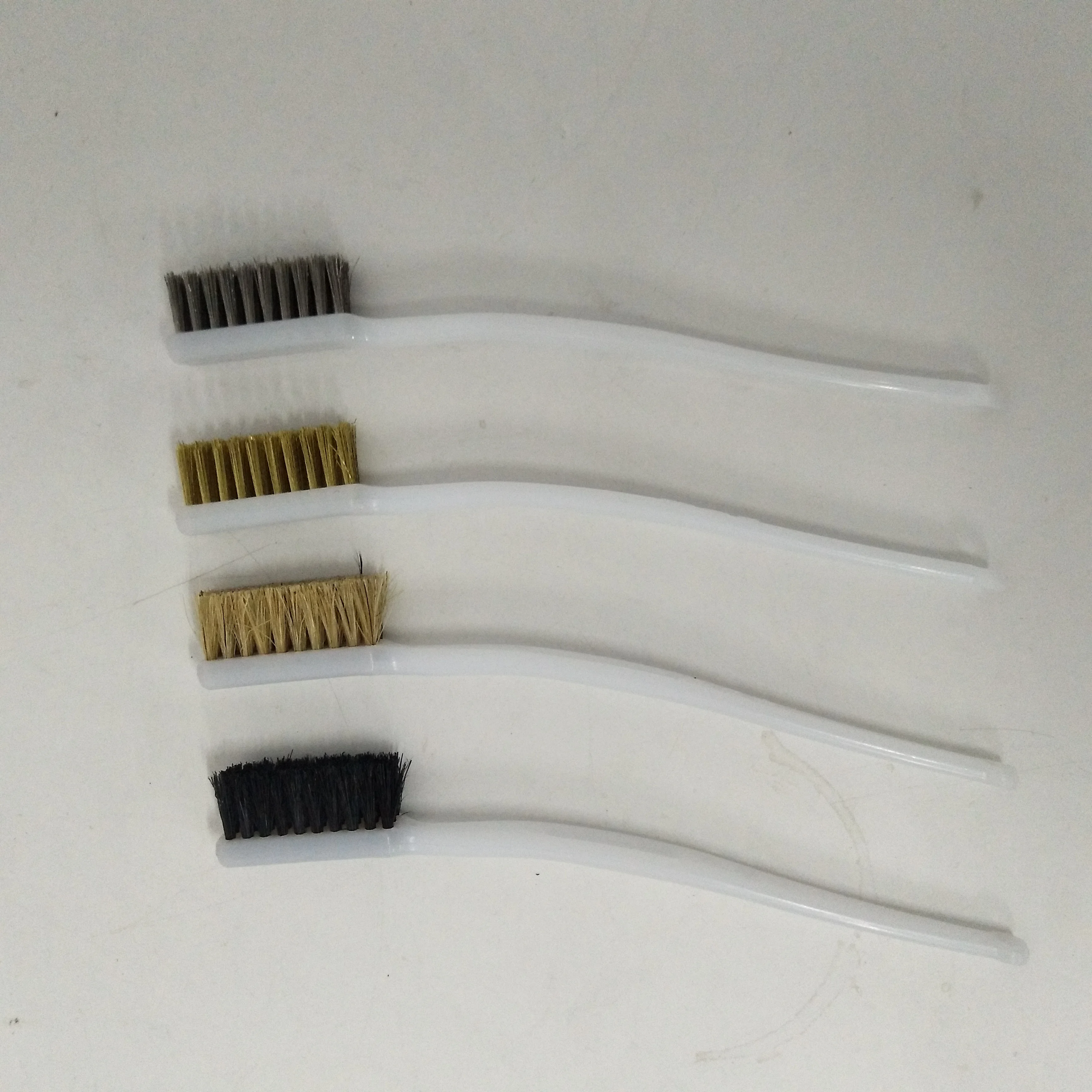 Щетка из нержавеющей стали металлическая поверхность Прочный инструмент для Краски удаление очистки ржавчины ультра жесткий Кинг-размер грецкого ореха мини-кисточка 4 предмета в комплекте