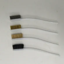 Щетка из нержавеющей стали металлическая поверхность Прочный инструмент для Краски удаление очистки ржавчины ультра жесткий Кинг-размер грецкого ореха мини-кисточка 4 предмета в комплекте