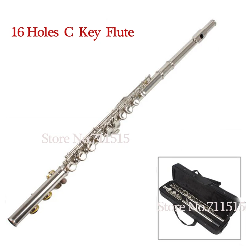 

Wholesale 271 s16 hole opening C flute silver body
