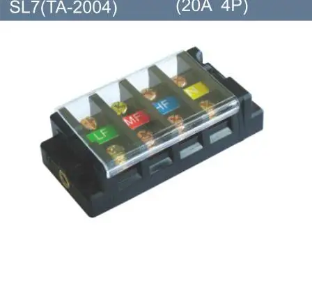 

10pcs 600V 20A 4 Position Movable Terminal Blocks TA-2004