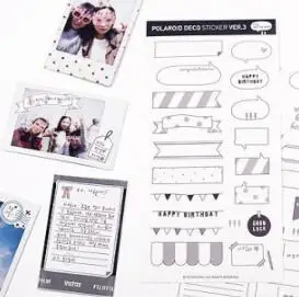 

6Pcs/set Creative Label Sticker Handmade Creative School Stationery Cartoon expression Stickers Kid Toys Diary Stickers Planner