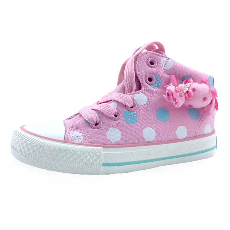 

Spring Autumn Children Canvas Shoes Fashion Dot Candy Girls Baby Leisure Sneakers Kids Shoes For Girls Student Running Shoes