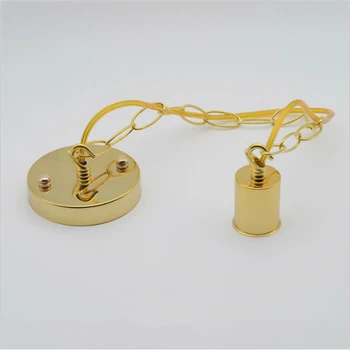 

Hanging Chain Hanging Chandelier E27 Ceramic Lamp Retro Decorative Lighting Accessories DIY Cord Pendant Chandelier
