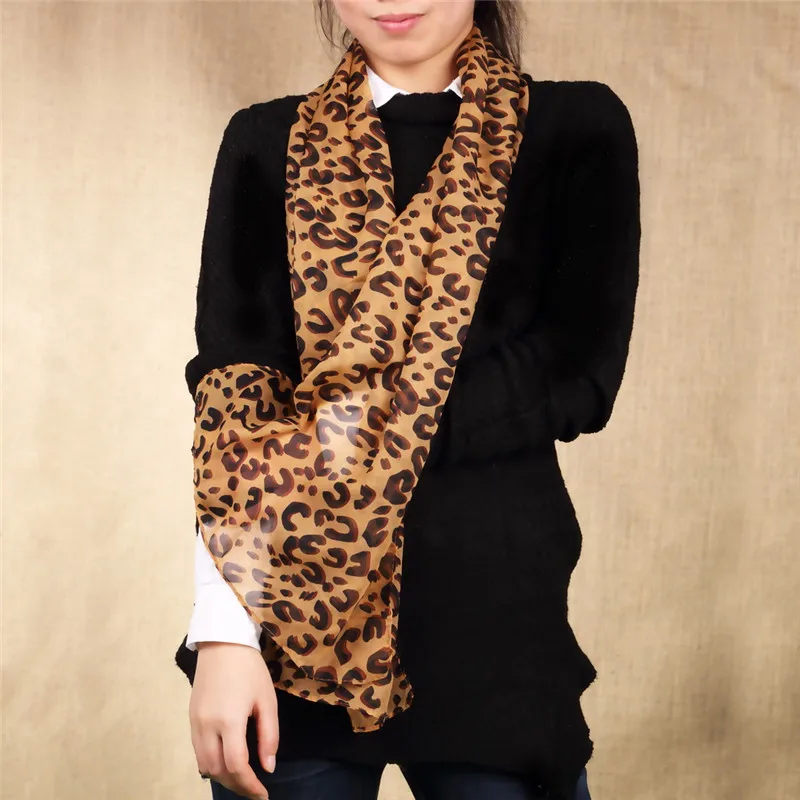 

Long Sexy Leopard Scarf 1PC Animal Print Zebra Line Woman High Quality Square Scarves 2017 New Arrival Lady Shawl Wholesale