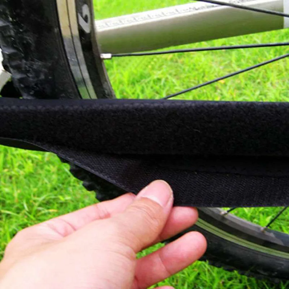 Прочная велосипедная защитная цепь для защиты черной рамы Аксессуары для велосипеда