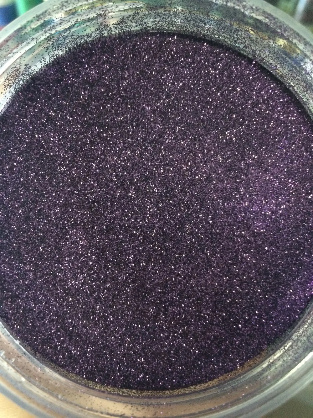 0,02 мм Фиолетовый Тонкий мерцающий порошок