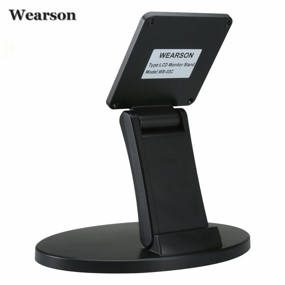 Wearson WS-03C Folding Metal LCD TV Holder Touch Screen Monitor Desk Bracket With VESA Hole 75x75 100x100 (2)