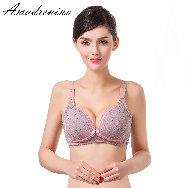 Amadrenino New Women Nursing Bra Maternity Feeding Bras Mother Pregnant