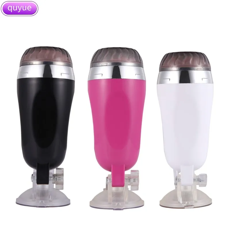 Sex Vibrator Aircraft Cup Male Masturbation Hands Free Suction Cup Artificial Vagina Real Pussy Sex Toys for Men Sex Product