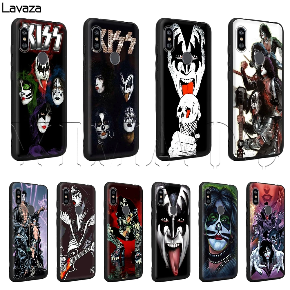 Мягкий силиконовый чехол Lavaza Kiss Rock Band для Xiaomi Redmi MI Note 8T 10 MAX 3 A1 A2 mi6 8 9se Lite Plus