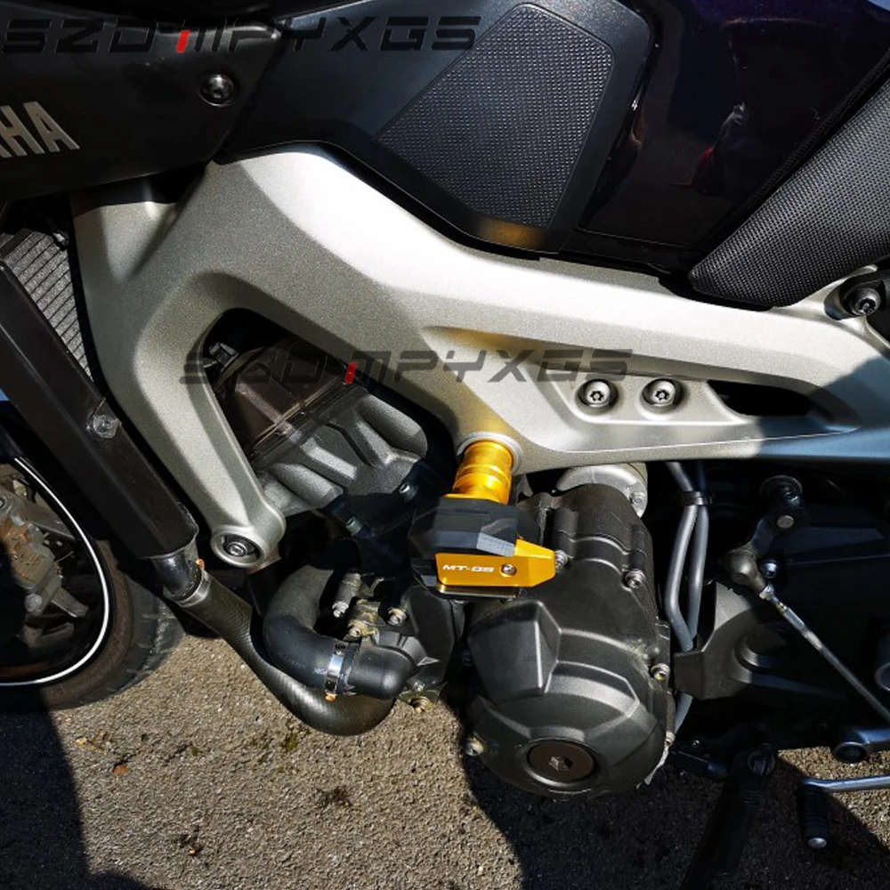 Детали мотоцикла алюминий сплав защита двигателя накладка рамка ползунок подходит для YAMAHA MT-15 R15 M-SLAZ анти-капля столкновения pad