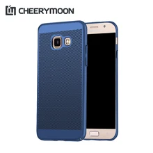 CHEERYMOON рассеивает тепло вентилируемый чехол для телефона samsung Galaxy A520 A3 J7 J5 J3 Prime C5 C7 жесткий чехол-накладка + подарок
