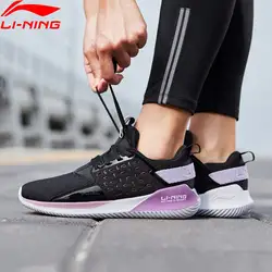 Li-Ning Для женщин цвет зоны Running Cushion дышащая, комфортная обувь свет Вес внутри Спортивная обувь Кроссовки ARHN096 XYP826