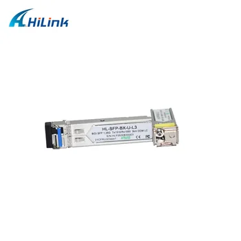 

Hilink GLC-BX-D & GLC-BX-U-3km 1000BASE-BX 10 BIDI SFP 1310/1550 3KM DDM LC Connector
