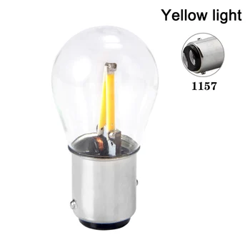 

10Pcs DC12V BAY15D LED Brake Light RV LED Filament Lamp Bulb for Car Turn Signal Light TD326