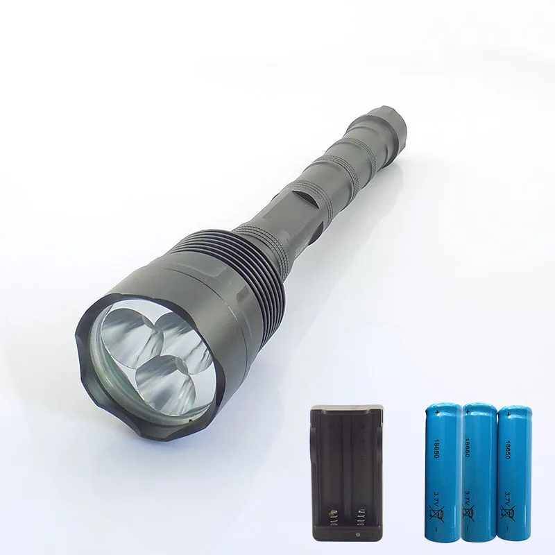 powerful 6000 lumens led tactical flashlight long led lights 6000 lumens