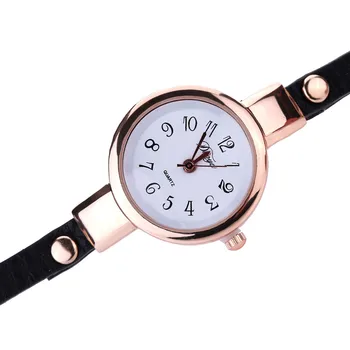 

Women Clock Ladies Diamond Wrap Around Leatheroid Quartz Wrist Watch Leather saatler 100% new high quality and Best selling B40