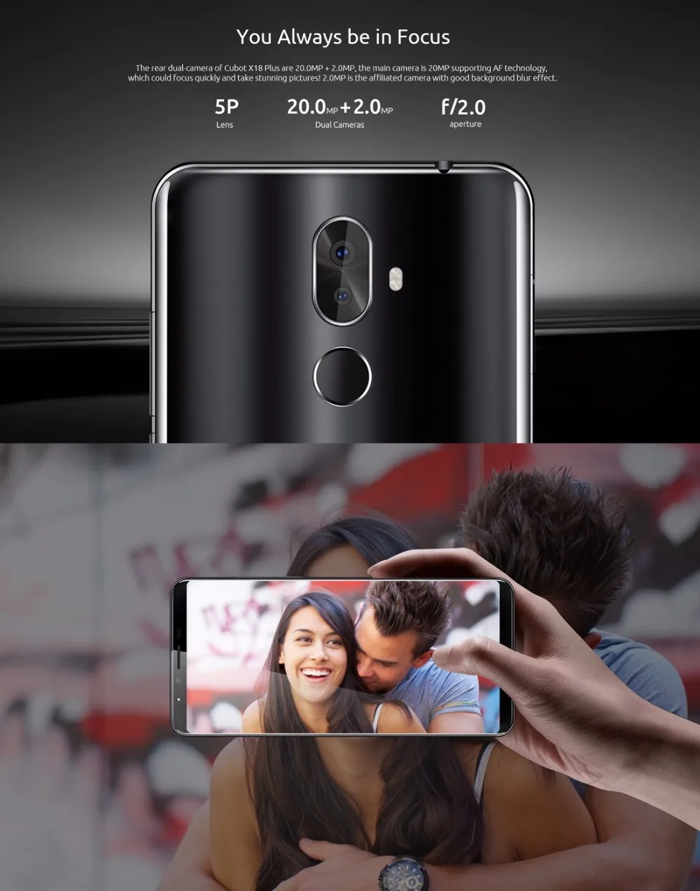Original Cubot X18 Plus 5.99\