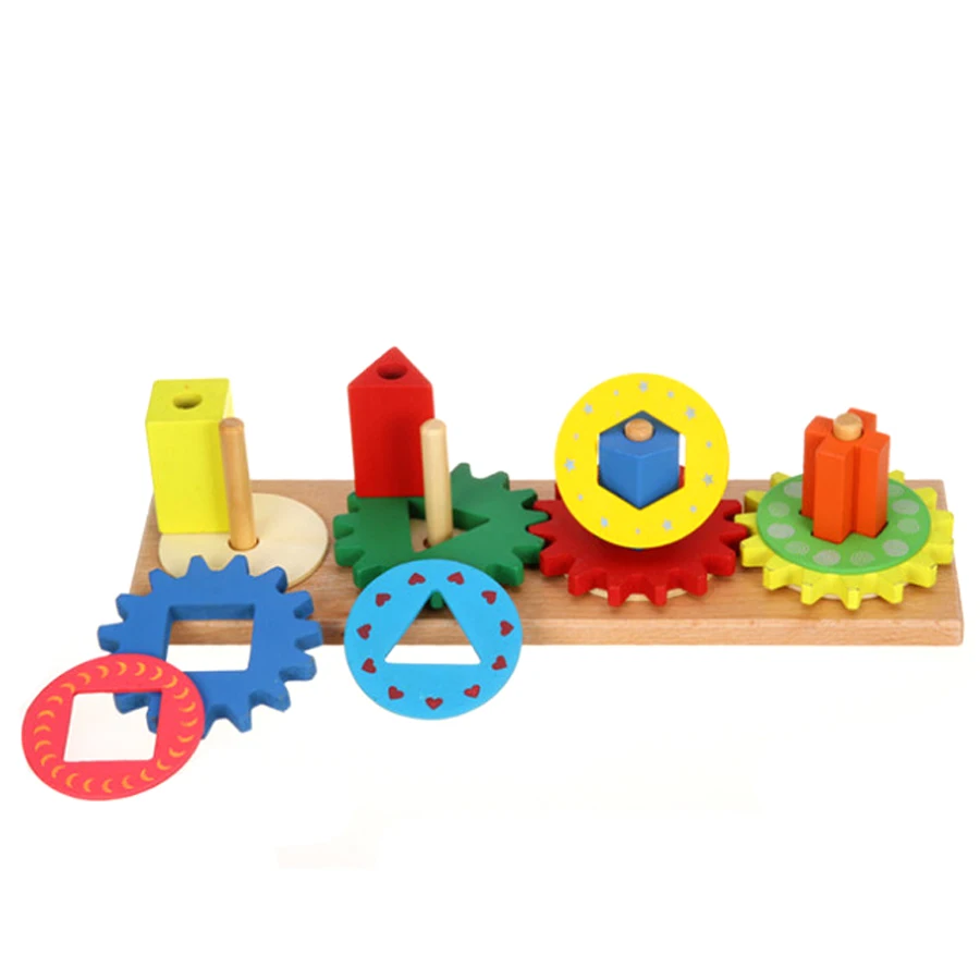 

Montessori Color Shape Toys For Children Wooden Educational Recognition Geometr Fine Motor Skills Shape Match Baby Sorter Toy
