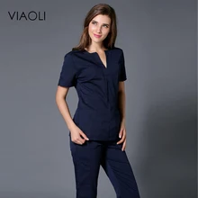 Viaoli, женские наборы для мытья рук с коротким рукавом, медицинская Косметическая пластическая хирургическая кисть, одежда для рук