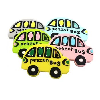 

Newest Silicone Car Teether Baby Portable Shower Chewing Pendant Nursing Sensory Teething Pacifier Dummy Toys Gift