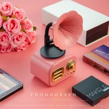 Винтажный домашний портативный мини Bluetooth динамик беспроводной USB громкий динамик Ретро звуковая система TF fm-радио музыкальный сабвуфер