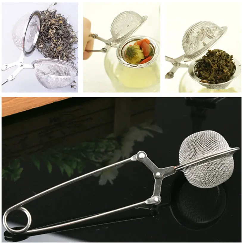 Tea Strainer Filter With Handle 1pcs Convenient Stainless Steel Handle