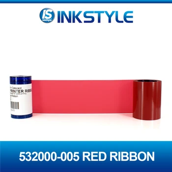 

Pack of 10pcs Generic 532000-005 Red Ribbon 1500prints for Datacard SP35 SP75 SD260 SD360 Card Printer 552954-504