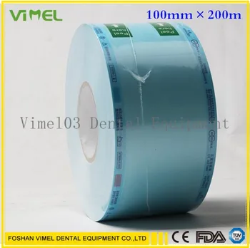 

Dental Large Sterilization Pouch Dental Sterile Bags plastic bag sealing machine 100mm*200m