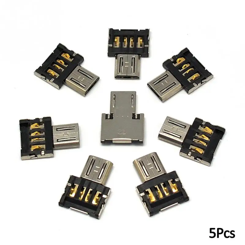5 шт./лот разъем Micro USB к USB OTG кабель Mini USB OTG адаптер флэш-накопитель для Xiaomi htc samsung HuaWei конвертер