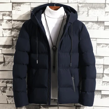 

Men's winter tooling coat tide hooded jacket men's explosions of cotton clothes men's clothes