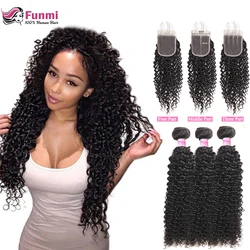 Funmi Mongolian Kinky Curly Hair with Closure Unprocessed Virgin Hair Bundles with Closure 3pcs Human Hair Bundles with Closure Funmi Mongolian Kinky Curly Hair with Closure Unprocessed Virgin Hair Bundles with Closure 3pcs Human Hair Bundles with Closure