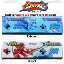 2 plysers Pandora box 5 Arcade joysticks buttons console 960 in 1 family TV game control