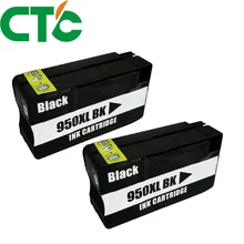 2PCS Compatible Black Ink Cartridge Replacement for H 950 951 xl for H Officejet Pro 8600 8620 8630 276dw 8640 8660 8615 8625 2PCS Compatible Black Ink Cartridge Replacement for H 950 951 xl for H Officejet Pro 8600 8620 8630 276dw 8640 8660 8615 8625
