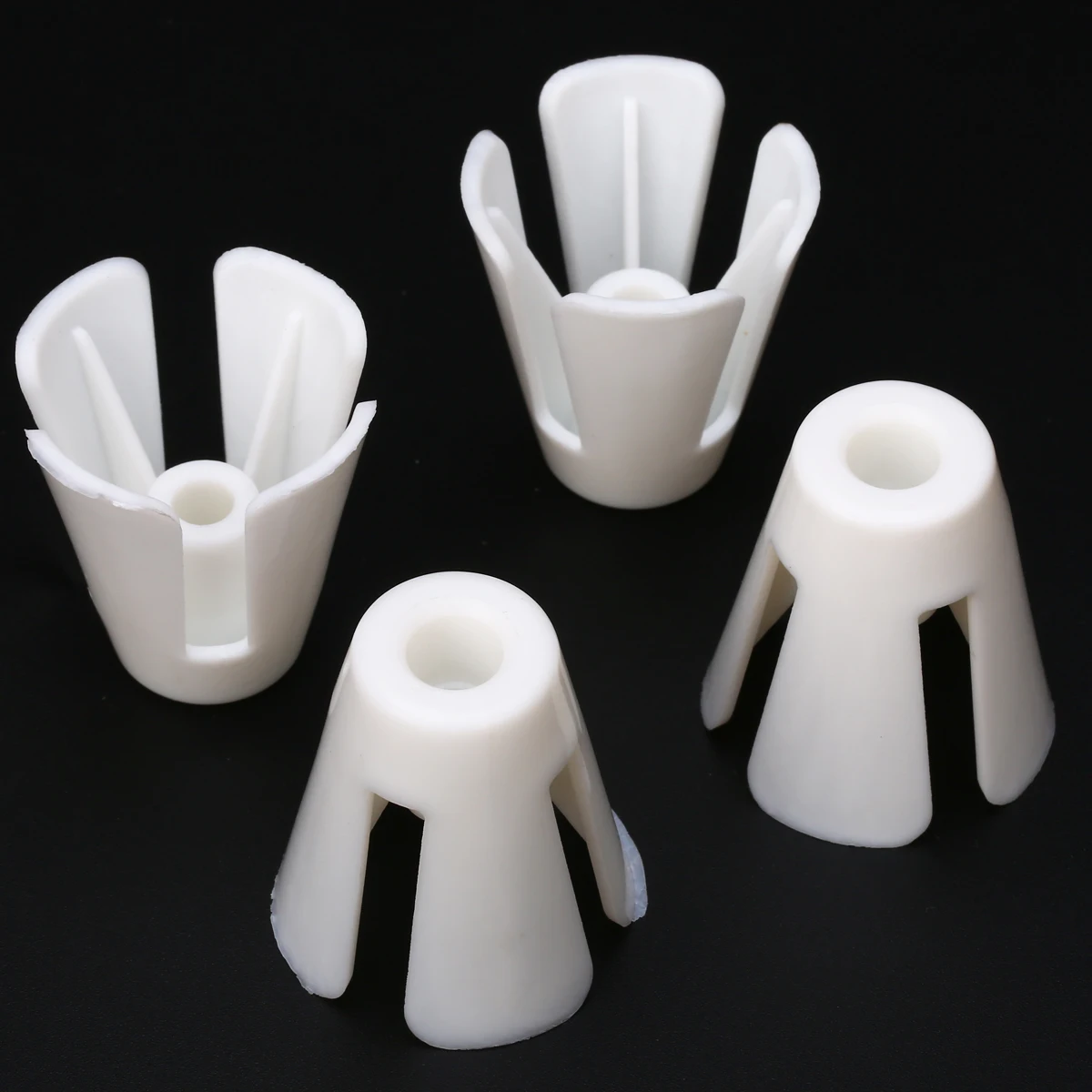 4pcs White Plastic Thread Spool Cone Holder Durable Sewing Accessories for Janome 644D 744D Overlocker Serger Sewing