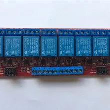 1 шт красный 8 канальный релейный модуль 12 V высоким и низким уровнем изоляции Оптрон