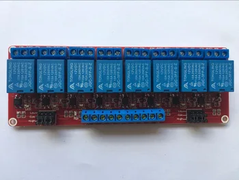 

1PCS Red 8 Channel 12V Relay Module High and Low Level Isolation Optocoupler