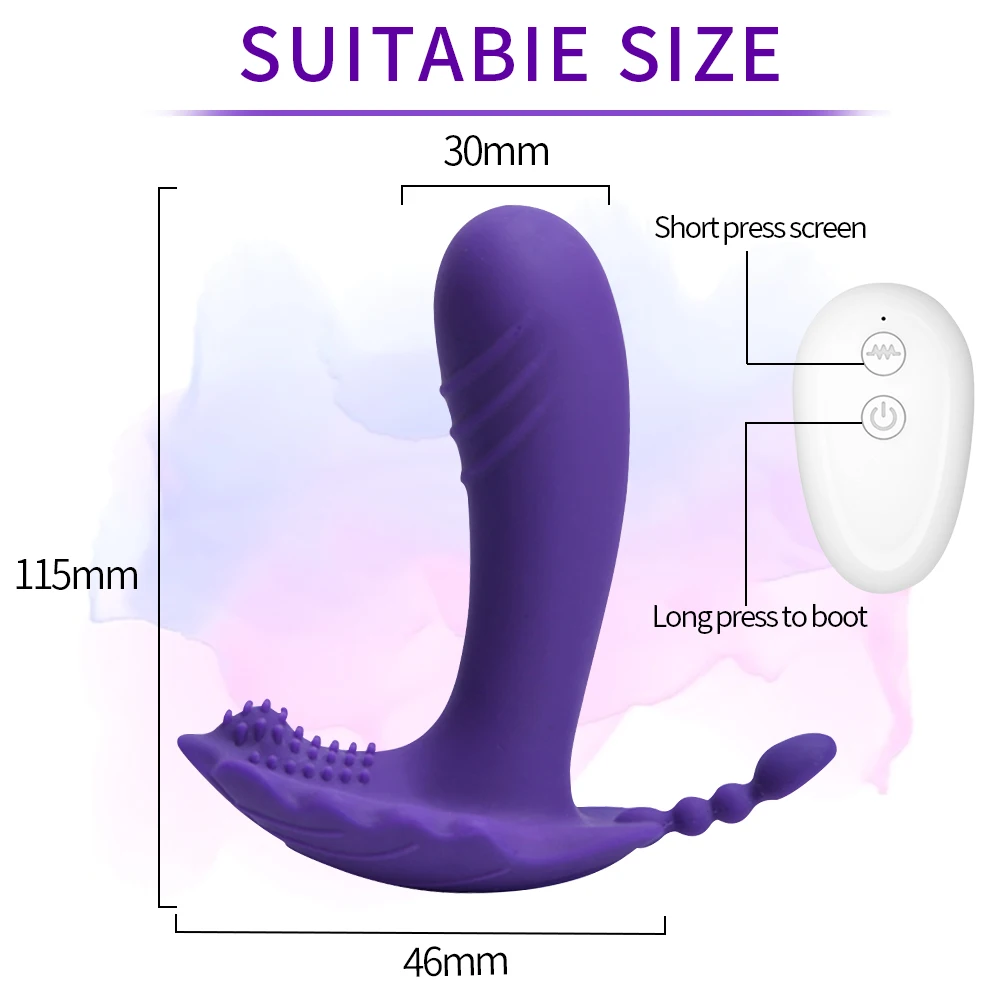 Wibrator do noszenia, dildo dla kobiet, masturbator do orgazmu, punkt G, stymulator łechtaczki, pilot, majtki, wibratory_voghion.com