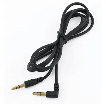 

Mayitr 1pc 1m 3.5mm Jack Male to Male Audio Stereo Cable High Quality Right Angle AUX Auxiliary Cable Cord for MP3 iPod Car
