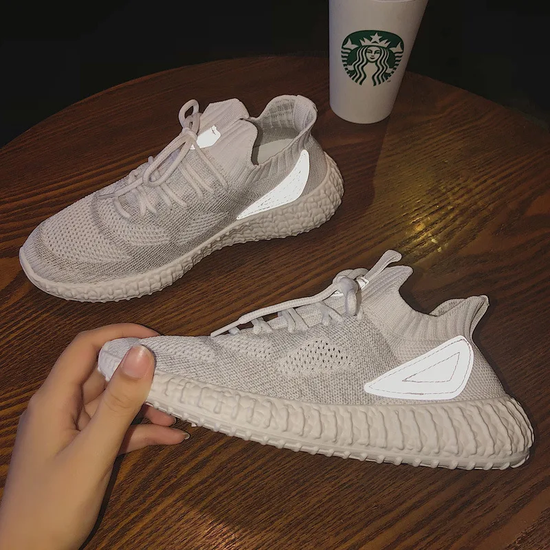 

DIWEINI 2019 Autumn Fashion Korean Flying Women Sneakers Designer Women Shoes Comfortable light Women's vulcanized shoes n173