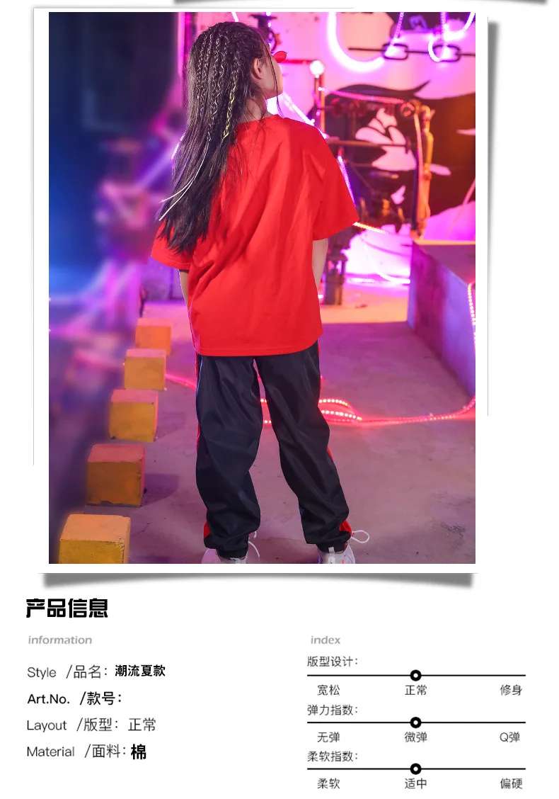 Kids fashion set 8 10 12 14 16 years hip hop dance costumes kids baby boy summer clothes costumes for boys sports suit  (3)