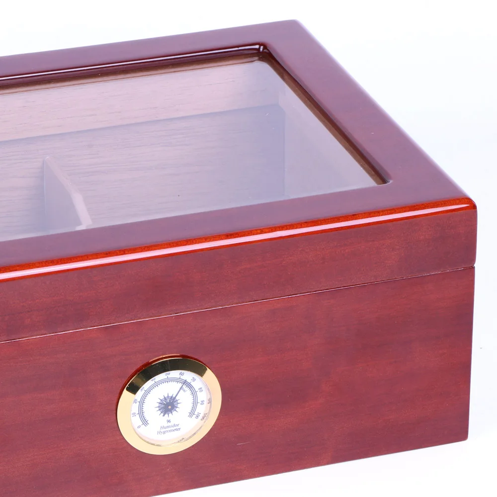 Cohiba humidor for 50ct cigars with Glass top window humidor box