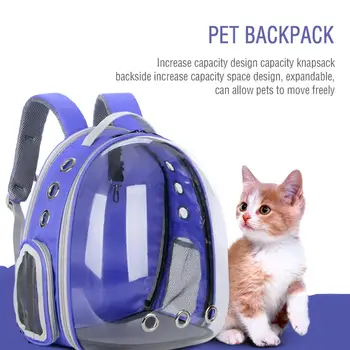 

Large Space Capsule Bubble Shoulder Pet Backpack Tent Cage Portable Pet Cat Backpack Foldable Multi-Function Pet Dog Carrier Bag